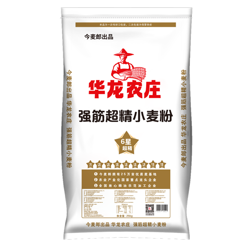 华龙农庄强筋超精小麦粉25kg